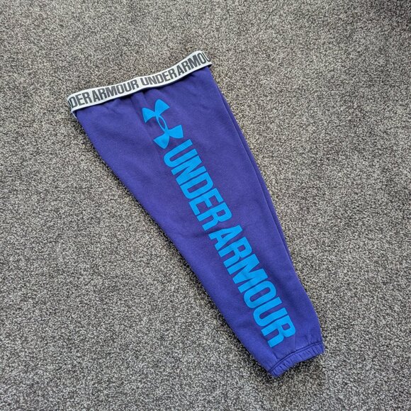 Under Armour Capri Sweatpants with Foldover Waistband - Picture 3 of 5